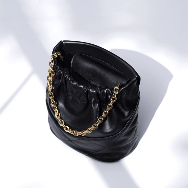 Cowhide bag commuter shoulder crossbody bag women